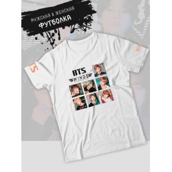 Футболка BTS wings Bangtan boys Army БТС кпоп k pop с принтом