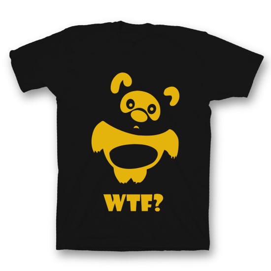 футболка с прикольным принтом "WTF Winnie"