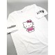 Футболка Hello Kitty Аниме Куроми оверсайз дрейн майка с принтом