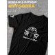 Футболка черная Король и Шут логотип киш лого принт rock оверсайз