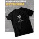 Футболка черная Король и Шут киш punks not dead rock оверсайз с принтом и надписью анархия горшок панк рок
