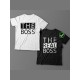 Парные футболки с надписью "The boss & The real boss"