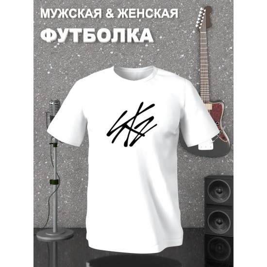 Футболка Skz Straykids Stray Kids логотип стрэй кидс с принтом