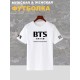 Футболка БТС k-pop одежда BTS с принтом