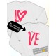 Парные свитшоты Love надпись любовь Ve y2k белый женский с принтом aesthetic для влюбленных пар парня и девушки, двоих подруг, мемная, прикольная парная одежда оверсайз андеграунд street style