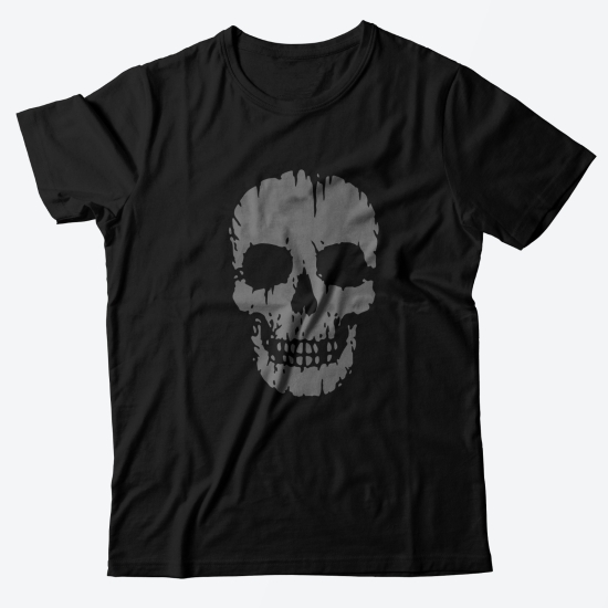 Модная футболка с принтом Череп