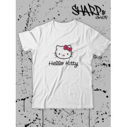 Футболка Hello Kitty Аниме Куроми оверсайз дрейн майка с принтом
