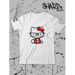 Футболка Hello Kitty Аниме Куроми оверсайз дрейн майка с принтом