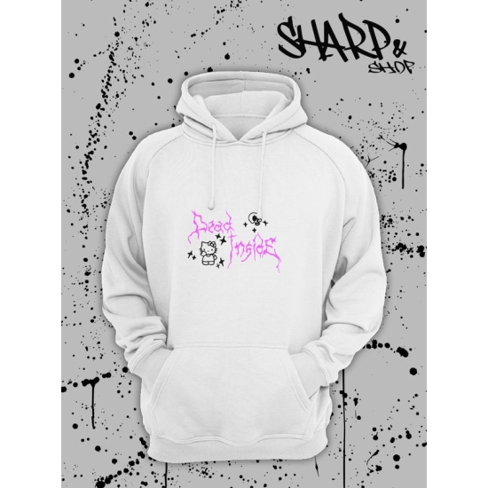 Толстовка женская белая или черная с капюшоном и карманом, с принтом аниме ахегао и надписью хентай, кофта оверсайз для женщин и мужчин с рисунком anime больших размеров унисекс.