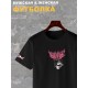 Футболка аниме Куроми Hello Kitty Kuromi zxc y2k оверсайз с принтом