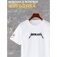 Футболка Metallica металлика логотип rock с принтом