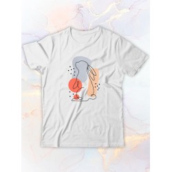 Парные футболки Кролики aesthetic art зайка с принтом