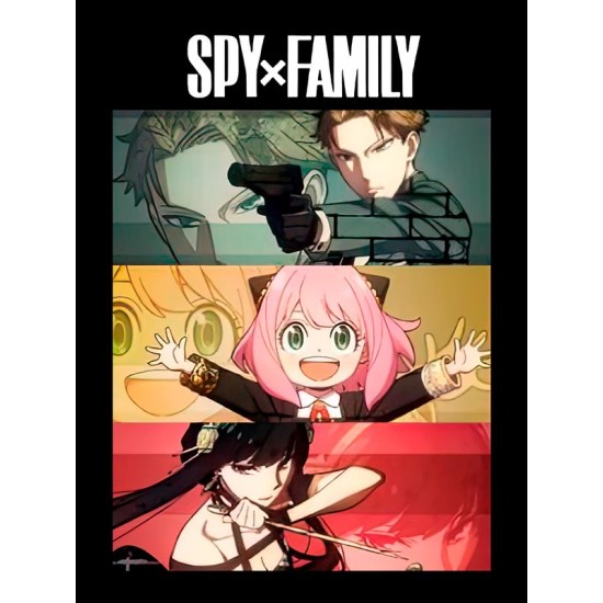 Футболка Spy X Family аниме Cемья шпиона anime merch с принтом