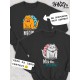 Парный свитшот кот и кошечка meow мяу прикол черный мужской с принтом милый котик мальчик и кошка девочка для влюбленных пар парня и девушки, двоих подруг, парная одежда андеграунд y2k style оверсайз