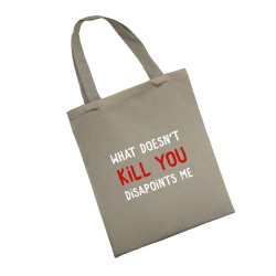 Сумка шоппер - холщовая хлопковая эко сумка с принтом Kill you