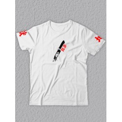 Футболка оверсайз с принтом Knife лезвие ножа