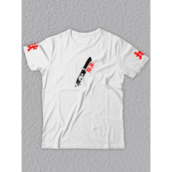 Футболка оверсайз с принтом Knife лезвие ножа