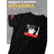 футболка оверсайз с принтом и надписью аниме Тян манга.