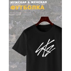 Футболка Skz Straykids Stray Kids логотип стрэй кидс с принтом