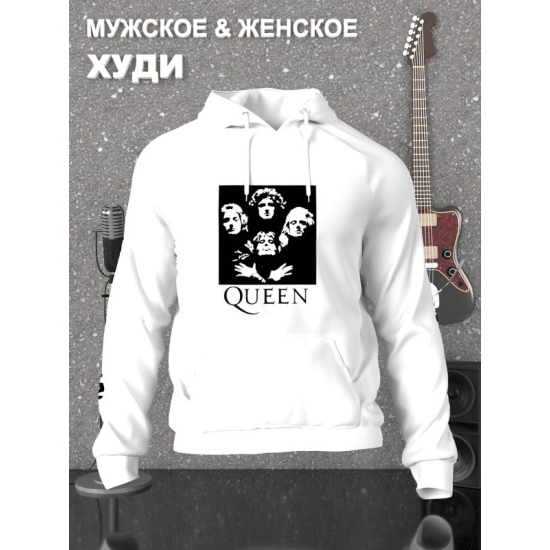Худи оверсайз Queen рок группа