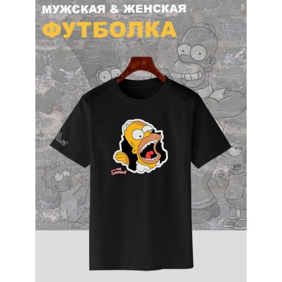 Футболка Гомер Симпсон мем Симпсоны The Simpsons с принтом