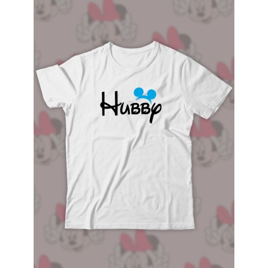 Парные футболки Hubby муж Дисней с принтом