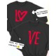 Парные свитшоты Love надпись любовь Lo y2k черный мужской с принтом aesthetic для влюбленных пар парня и девушки, двоих подруг, мемная, прикольная парная одежда оверсайз андеграунд street style