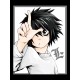 Футболка Тетрадь смерти L Death Note Эл аниме anime с принтом
