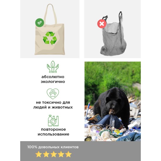 Эко сумка шоппер с принтом Кот. Сумка shopper из натуральной ткани.