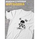 Футболка белая Король и Шут панк рок с черепом киш rock оверсайз punks not dead с принтом