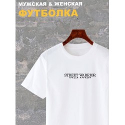 Футболка Street warrior y2k оверсайз с принтом