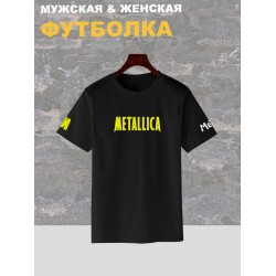 Футболка с надписью Metallica