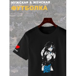 Футболка аниме тян, девушка sexy hentai с принтом