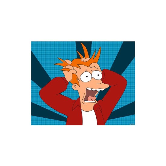 Футболка Фрай мем Футурама Futurama Fry прикол с принтом