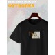 Футболка Удивленный кот мем испуганный котик с принтом офигевший котэ