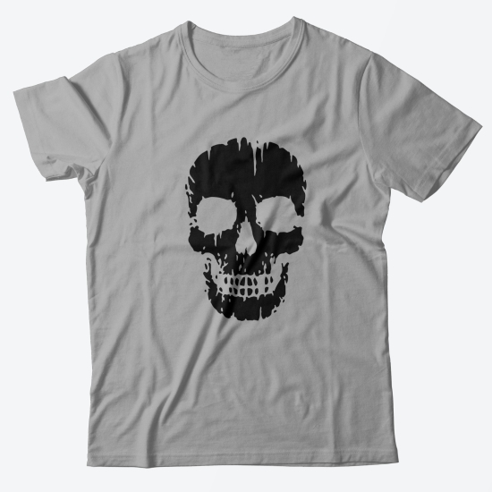 Модная футболка с принтом Череп