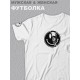 Футболка оверсайз с принтом Стикер с улыбкой черепом