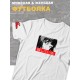 Футболка оверсайз с принтом и надписью аниме Тян манга.