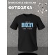 Футболка Brooklyn New York y2k оверсайз с принтом