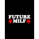Футболка аниме тян future milf милфа y2k оверсайз с принтом