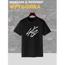 Футболка Skz Straykids Stray Kids логотип стрэй кидс с принтом