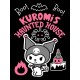 Шоппер черный с принтом Kuromis haunted house. Сумка Hello Kitty для шопинга на плечо тканевая, мужская и женская.