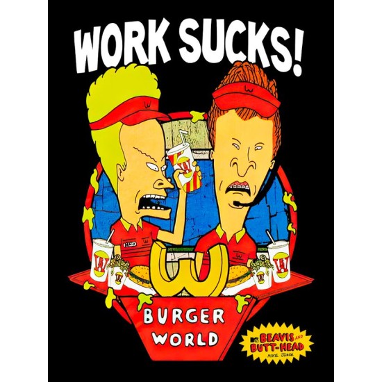 Шоппер Бивис и Баттхед Beavis and Butthead черный сумка