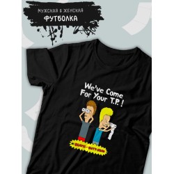 Футболка Beavis and Butthead Бивис и Баттхед Батт хед с принтом