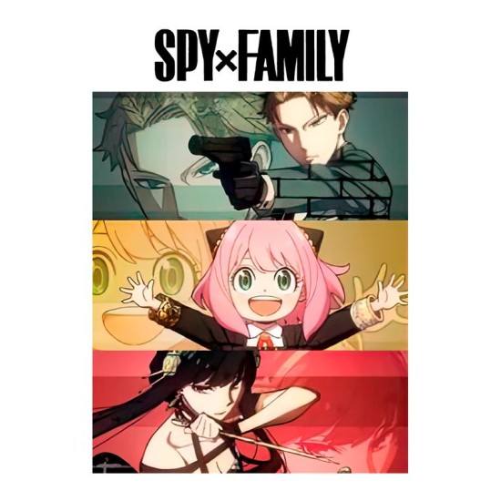 Футболка Spy X Family аниме Cемья шпиона anime merch с принтом