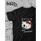 Футболка Hello Kitty Аниме Куроми оверсайз дрейн майка с принтом