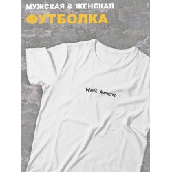 футболка оверсайз с принтом и надписью Wave addicted.