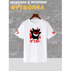 Футболка аниме с принтом Pokemon Gengar