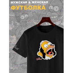 Футболка Гомер Симпсон мем Симпсоны The Simpsons с принтом