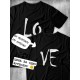 Парные футболки Love любовь надпись Ve y2k